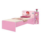 Cama Solteiro Para Colchão De 88cm J&a Liz Moranguinho Rosa