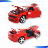 Camaro Carrinho Ferro Miniatura Abre Capô Mala E Porta 13cm