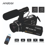 Câmera, Filmadora Digitalsemi,com 4k Microfone Externo30mp