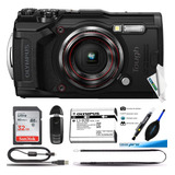  Câmera À Prova D'água Olympus Tough Tg-6, Pacote Básico Pre