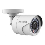 Câmera Analógica Hikvision 720p 2,8 Mm Ir 20 M Ip67 Plast Cor Branca