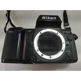 Câmera Analógica Nikon F-801 Só O Corpo No Estado.