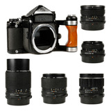 Câmera Analógica Pentax 6x7 Mlu (kit
