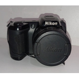 Câmera Antiga Nikon Coolpix L105 Funcionando
