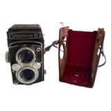 Camera Antiga Yashica - D Em Ótimo Estado Para Decoração 