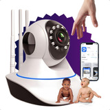 Camera Baba Eletronica Wifi Microfone Visão Noturna