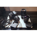Camera Canon Eos Rebel T2i C/lentes 18-55mm, 55-250mm E 8mm