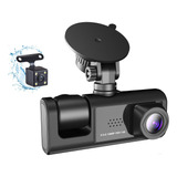 Câmera Dash Cam Gravador De Segurança 3 Câmeras Filmadora Au