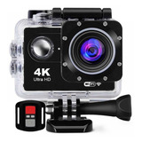 Câmera De Ação Sport 4k Wifi Full Hd Prova D'água Controle