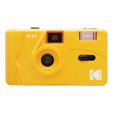 Câmera De Filme Kodak M35 De 35 Mm, Reutilizável, Sem Foco, Fácil De Usar, Flash Embutido E Compatível Com Filmes Negativos De 35 Mm Ou Em Preto E Branco, Filme E Bateria Aaa Não