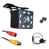 Câmera De Ré Automotiva Borboleta Visão Noturna Colorida 