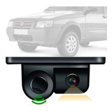 Camera De Ré Com Sensor Estacionamento Embutido Fiat Uno