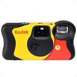 Câmera Descartável Kodak Funsaver Preta vermelha