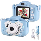 Camera Digital Infantil Cachorro Fotos Jogos Com Alça 