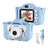  Camera Digital Infantil Foto Filma Voz Com Capa E Alça Usb