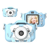  Camera Digital Infantil Foto Filma  Voz Com Capa E Alça Usb