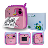 Câmera Digital Infantil Imprime Impressora Foto