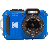 Câmera Digital Kodak Pixpro Wpz2 À Prova D'água Azul