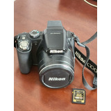 Câmera Digital Nikon Coolpix 90, Com Carregado E Bolsa 