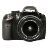 Câmera Dslr Nikon D3200 Com Lente
