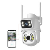  Câmera Dupla Lentes Prova D´água Ip App Yoosee Wfi Celular 