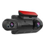 Câmera Dvr Veicular Com 2 Lentes Visor Filmadora Carro 1080p