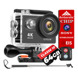 Câmera Eken H9r Eis Estabilizador Wifi 4k Sport 64gb+ Bastão