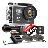 Câmera Eken H9r Original + 64gb +bateria +bastão +carregador