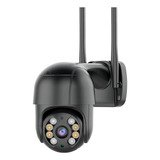 Câmera Externa A8 Wifi Ip Prova D'água Full Hd App Icsee Cor Preto