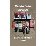 Câmera Fotográfica Antiga E Flash Lentes