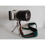 Câmera Fotográfica Antiga Nikon Pronea S Lente Sigma Dl Ler