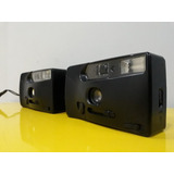 Câmera Fotográfica Antiga Yashica Ym-s Analógica Lote 2peças