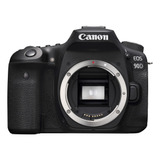 Câmera Fotográfica Canon Eos 90d Dslr Apenas Corpo Preto