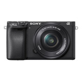 Câmera Fotográfica Sony A6400 Mirrorless Com Lente 16-50mm