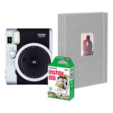 Camera Fujifilm Instax Mini 90 Neo Classic Com Filme + Álbum