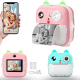 Câmera Infantil Instantânea Filmadora Full Hd Divertida Jogo