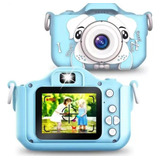 Câmera Infantil Mini Efeitos Fotos Voz Recarregável Capa