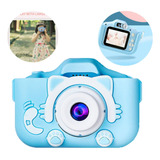 Câmera Infantil Mini Efeitos Fotos Voz Recarregável + Capa