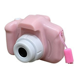  Câmera Infantil Mini Fotos Compacta Recarregável Cor Rosa
