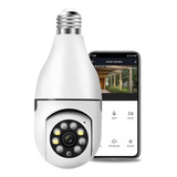 Câmera Ip 360 Giratoria Wi-fi Lampada