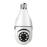 Camera Ip Giratória 1080p Externa Prova Zoom Dágua Noturna Cor Branco