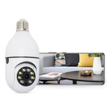 Camera Ip Inteligente Lampada Panoramica Wifi E Spy Soquete