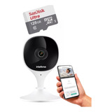 Câmera Ip Wi-fi Full Hd Imx C Mibo Intelbras + Sd 128gb