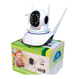Camera Ip Wireless Sem Fio Wifi Hd 3 Antenas Sensor Noturna