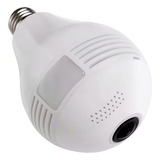 Câmera Lâmpada Espiã 360° Led Wifi Ip Hd Panorâmica