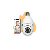 Câmera Lampada Ip Inteligente Panoramica Yoosee Wifi E Espiã