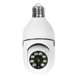 Câmera Lâmpada Wi-fi Smart Y8177 Com Alarme Esensor Presença