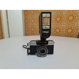 Câmera Máquina Fotográfica Olympus Pen Ees 2 Meio Quadro 