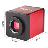 Câmera Microscópio Full Hd 13 Mp Hdmi E Vga - Completo Cor Câmera Vermelha Voltagem 110v/220v