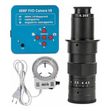 Câmera Microscópio Hdmi/usb 48mp Lente 180x